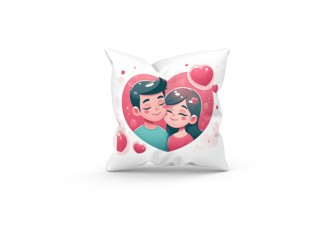 cojin corazon pareja