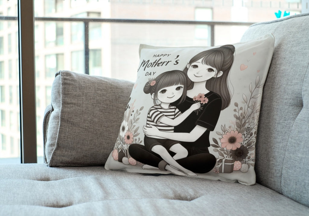 cojin mama e hija negro