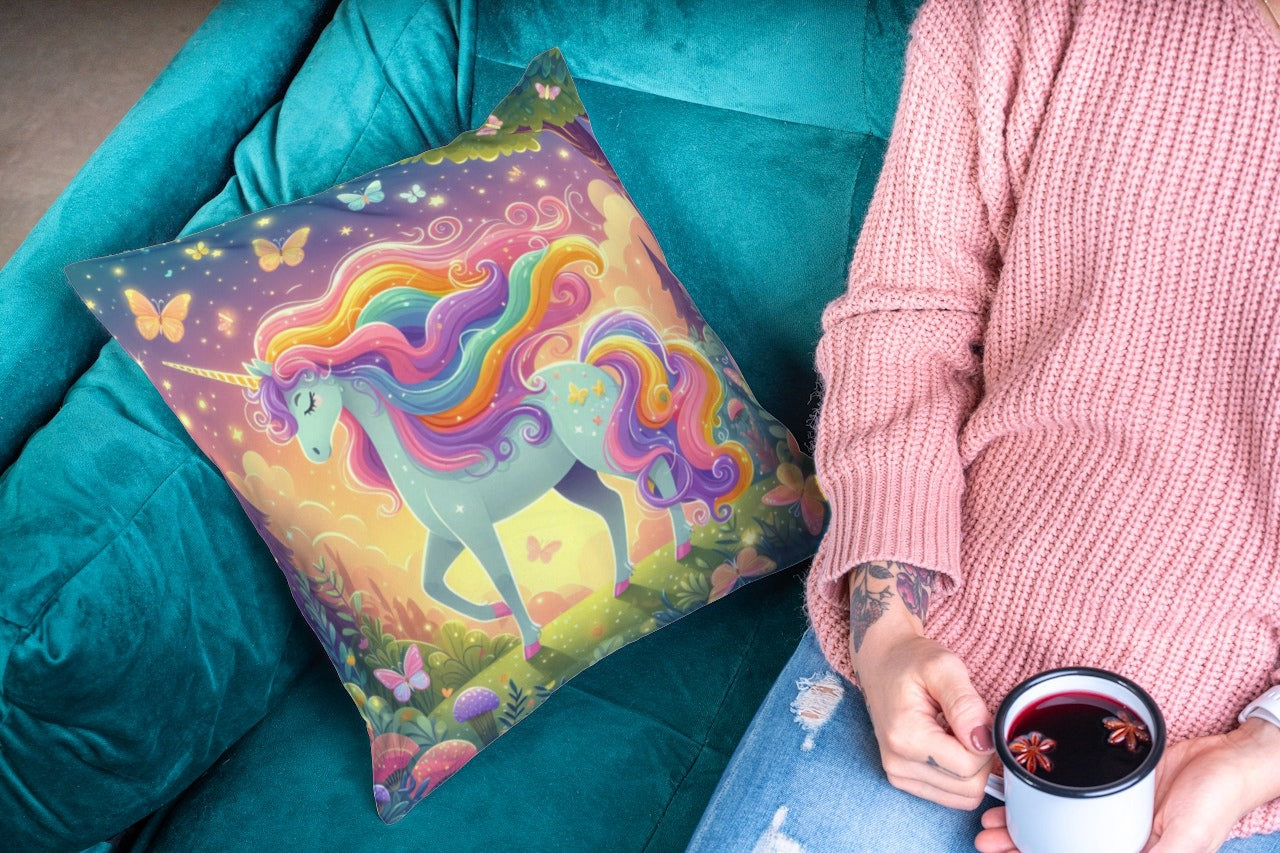 cojin unicornio colores